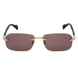 日本正規品 GUCCI SUNGLASSES GG1221S 002 BROWN GOLD グッチ サングラス ノーズパッド 眼鏡 UVカット メンズ レディース ブラウン ゴールド