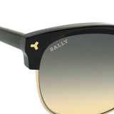 BALLY SUNGLASSES ASIAN FIT BY0012-H 05B 54 GREYBEIGE BLACK GOLD バリー サングラス アジアンフィット UVカット 紫外線カット ノーズパッド 鼻あて メンズ レディース グレーベージュ ブラック ゴールド