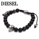 DIESEL BRACERET DX1381040 BLACK ディーゼル ブレスレット アクセサリー ブレス 腕輪 おしゃれ メンズ ブラック
