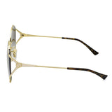 国内正規品 GUCCI SUNGLASSES ASIAN FIT GG0650SK 002 GREY GOLD グッチ サングラス アジアンフィット UVカット 紫外線カット メンズ レディース グレー ゴールド