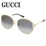 国内正規品 GUCCI SUNGLASSES ASIAN FIT GG0650SK 002 GREY GOLD グッチ サングラス アジアンフィット UVカット 紫外線カット メンズ レディース グレー ゴールド