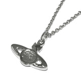 Vivienne Westwood MINI BAS RELIEF PENDANT NECKLACE 63020086 02P116 PLATINUM CRYSTAL ヴィヴィアン ウエストウッド ミニ バス レリーフ ネックレス ペンダント レディース プラチナ クリスタル