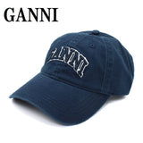 GANNI CAP A6902 683 SKY CAPTAIN ガニー キャップ 帽子 ベースボール ロゴ おしゃれ ウィメンズ レディース スカイキャプテン