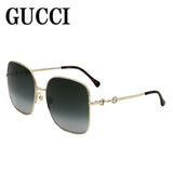 日本正規品 GUCCI SUNGLASSES GG0879S 001 GREY GOLD グッチ サングラス ノーズパッド 眼鏡 UVカット メンズ レディース グレー ゴールド