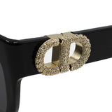 Dior SUNGLASSES ASIAN FIT 30MONTAIGNE B4I 10A0 54 GREY BLACK ディオール サングラス アジアンフィット メガネ 眼鏡 UVカット 紫外線カット レディース グレー ブラック