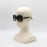 日本正規品 GUCCI SUNGLASSES GG0714SA 001 GREY BLACK グッチ サングラス アジアンフィット 眼鏡 UVカット メンズ レディース グレー ブラック