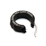 DIESEL EARRINGS DX1273001 BLACK ディーゼル ピアス シングル アクセサリー おしゃれ 片耳用 メンズ ブラック