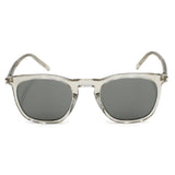日本正規品 SAINT LAURENT SUNGLASSES ASIAN FIT SL623 004 SILVER BEIGE CLEAR サンローラン サングラス アジアンフィット UVカット 紫外線カット メンズ レディース シルバー ベージュ クリア