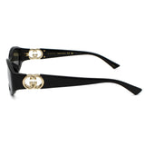 日本正規品 GUCCI SUNGLASSES GG1662SA 001 GREY BLACK グッチ サングラス アジアンフィット 眼鏡 UVカット メンズ レディース グレー ブラック