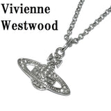 Vivienne Westwood MINI BAS RELIEF PENDANT NECKLACE 63020086 02P116 PLATINUM CRYSTAL ヴィヴィアン ウエストウッド ミニ バス レリーフ ネックレス ペンダント レディース プラチナ クリスタル