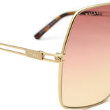 BALLY SUNGLASSES ASIAN FIT BY0015-H 28B 61 PINK GOLD バリー サングラス アジアンフィット UVカット 紫外線カット ノーズパッド 鼻あて メンズ レディース ピンク ゴールド