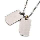 DIESEL NECKLACE PENDANT DX1143040 SILVER GUNMETAL ディーゼル ネックレス プレート ペンダント アクセサリー おしゃれ メンズ シルバー ガンメタル