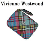 Vivienne Westwood BIOGREEN SAFFIANO PRINTED COIN PURSE 51010007 S000V PF O102 MULTI CHECK ヴィヴィアン ウエストウッド ミニ 財布 小銭入れ コインケース レディース マルチチェック