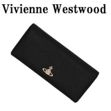 Vivienne Westwood LONG WALLET 51040027 L001N PF N403 BLACK ヴィヴィアン ウエストウッド 長財布 フラップ ボタン 大容量 ウォレット レディース ブラック