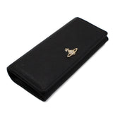 Vivienne Westwood LONG WALLET 51040027 L001N PF N403 BLACK ヴィヴィアン ウエストウッド 長財布 フラップ ボタン 大容量 ウォレット レディース ブラック