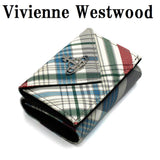 Vivienne Westwood BILLFOLD PKT WALLET 51150009 UL0057 PF O101 MADRAS CHECK ヴィヴィアン ウエストウッド 三つ折り 財布 小銭入れ カード入れ レディース マドラスチェック