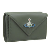 Vivienne Westwood WALLET 5115002GW L001L M405 GREEN ヴィヴィアン ウエストウッド 三つ折り 財布 小銭入れ カード入れ レザー レディース グリーン