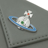 Vivienne Westwood WALLET 5115002GW L001L M405 GREEN ヴィヴィアン ウエストウッド 三つ折り 財布 小銭入れ カード入れ レザー レディース グリーン