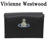 Vivienne Westwood WALLET 5115002GW L001L N403 BLACK ヴィヴィアン ウエストウッド 三つ折り 財布 がま口 小銭入れ カード入れ レザー レディース ブラック