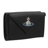 Vivienne Westwood WALLET 5115002GW L001L N403 BLACK ヴィヴィアン ウエストウッド 三つ折り 財布 がま口 小銭入れ カード入れ レザー レディース ブラック