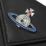 Vivienne Westwood WALLET 5115002GW L001L N403 BLACK ヴィヴィアン ウエストウッド 三つ折り 財布 がま口 小銭入れ カード入れ レザー レディース ブラック