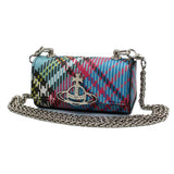 Vivienne Westwood LIPSTICK CASE 53040013 S000V LA O102 MULTI CHECK ヴィヴィアン ウエストウッド リップスティック ケース ポーチ レディース マルチチェック