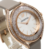 SWAROVSKI QUARTZ ANALOG WATCH 5519450 GREY WHITESILVER スワロフスキー 腕時計 クリスタルオーラ クォーツ アナログ 電池式 ウォッチ レディース グレー ホワイトシルバー