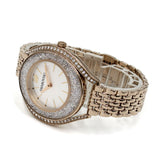 SWAROVSKI QUARTZ ANALOG WATCH 5519456 CHAMPAGNEGOLD WHITESILVER スワロフスキー 腕時計 クリスタルオーラ クォーツ アナログ 電池式 ウォッチ レディース シャンパンゴールド ホワイトシルバー