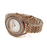 SWAROVSKI QUARTZ ANALOG WATCH 5519459 ROSEGOLD WHITESILVER スワロフスキー 腕時計 クリスタルオーラ クォーツ アナログ 電池式 ウォッチ レディース ローズゴールド ホワイトシルバー