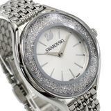 SWAROVSKI QUARTZ ANALOG WATCH 5519462 WHITE SILVER スワロフスキー 腕時計 クリスタルオーラ クォーツ アナログ 電池式 ウォッチ レディース シルバー ホワイトシルバー
