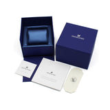 SWAROVSKI QUARTZ ANALOG WATCH 5519462 WHITE SILVER スワロフスキー 腕時計 クリスタルオーラ クォーツ アナログ 電池式 ウォッチ レディース シルバー ホワイトシルバー