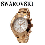 SWAROVSKI QUARTZ ANALOG WATCH Octea lux sport 5612194 SILVER ROSEGOLD スワロフスキー 腕時計 1年保証 オクティア ラックス スポーツ クォーツ アナログ 電池式 ウォッチ レディース シルバー ローズゴールド