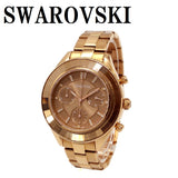 SWAROVSKI QUARTZ ANALOG WATCH Octea lux sport 5632472 ROSEGOLD スワロフスキー 腕時計 1年保証 オクティア ラックス スポーツ クォーツ アナログ 電池式 ウォッチ レディース ローズゴールド