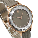 SWAROVSKI QUARTZ ANALOG WATCH Nova 5649999 BEIGE スワロフスキー 腕時計 1年保証 ノヴァ クォーツ アナログ 電池式 ウォッチ レディース ベージュ