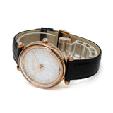 SWAROVSKI QUARTZ ANALOG WATCH Crystalline wonder 5653359 SILVER BLACK スワロフスキー 腕時計 1年保証 クリスタライン ワンダー クォーツ アナログ 電池式 ウォッチ レディース シルバー ブラック