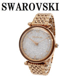 SWAROVSKI QUARTZ ANALOG WATCH Crystalline wonder 5656911 SILVER ROSEGOLD スワロフスキー 腕時計 1年保証 クリスタライン ワンダー クォーツ アナログ 電池式 ウォッチ レディース シルバー ローズゴールド