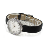 SWAROVSKI QUARTZ ANALOG WATCH Matrix Tennis 5706663 BLACK SILVER スワロフスキー 腕時計 マトリックス テニス クォーツ アナログ 電池式 ウォッチ レディース ブラック シルバー