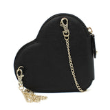 Vivienne Westwood SHOULDER BAG 58010001W S000B N402 BLACK ヴィヴィアン ウエストウッド ショルダーバッグ ハート クロスボディ バッグ レディース ブラック