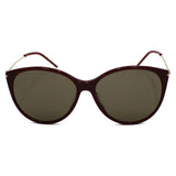 日本正規品 GUCCI SUNGLASSES ASIAN FIT GG1268SA 003 BROWN BURGUNDY グッチ サングラス アジアンフィット UVカット 紫外線カット メンズ レディース ブラウン バーガンディ