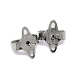 Vivienne Westwood PINA BAS RELIEF EARRINGS 62010131 02S105 GUNMETAL ヴィヴィアン ウエストウッド ピアス ピナ バス レリーフ スタッド 両耳用 アクセサリー おしゃれ レディース ガンメタル