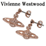 Vivienne Westwood MINI BAS RELIEF DROP EARRINGS 62020025 02G120 PINKGOLD ヴィヴィアン ウエストウッド ピアス ミニ バス レリーフ ドロップ スタッド 両耳用 アクセサリー おしゃれ レディース ピンクゴールド