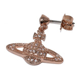 Vivienne Westwood MINI BAS RELIEF DROP EARRINGS 62020025 02G120 PINKGOLD ヴィヴィアン ウエストウッド ピアス ミニ バス レリーフ ドロップ スタッド 両耳用 アクセサリー おしゃれ レディース ピンクゴールド