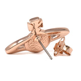 Vivienne Westwood MINI BAS RELIEF EARRINGS 62020033 02G120 PINKGOLD ヴィヴィアン ウエストウッド ピアス ミニ バス レリーフ 両耳用 アクセサリー おしゃれ レディース ピンクゴールド