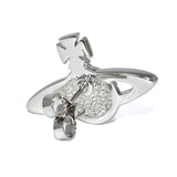 Vivienne Westwood MINI BAS RELIEF DROP EARRINGS 62020033 02P116 SILVER ヴィヴィアン ウエストウッド ミニ バス レリーフ ピアス アクセサリー レディース シルバー