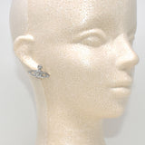 Vivienne Westwood MINI BAS RELIEF DROP EARRINGS 62020033 02P116 SILVER ヴィヴィアン ウエストウッド ミニ バス レリーフ ピアス アクセサリー レディース シルバー