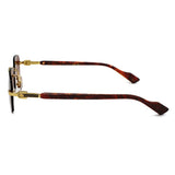 日本正規品 GUCCI SUNGLASSES GG1221S 004 RED GOLD グッチ サングラス ノーズパッド 眼鏡 UVカット メンズ レディース レッド ゴールド