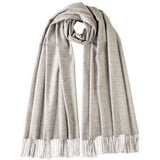 Johnstons WA000056 HA0100 WA56 Woven Stole ジョンストンズ 大判 ストール マフラー スカーフ カシミア プレーン 無地 レディース メンズ Silver