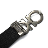 Salvatore Ferragamo LEATHER BELT 675542 705614 105 BROWN SUGAR NERO　サルヴァトーレ フェラガモ ベルト レザー リバーシブル ビジネス カジュアル おしゃれ メンズ ブラウンシュガー ネロ