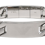 EMPORIO ARMANI BRACELET EGS2435040 SILVER エンポリオ アルマーニ ブレスレット アクセサリー おしゃれ ブレス メンズ レディース シルバー