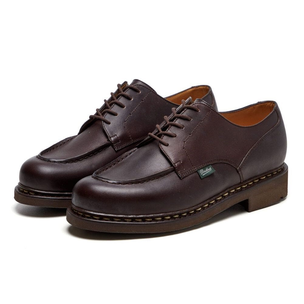 Paraboot CHAMBORD SHOES MENS 7107 07 UK7 7.5 8 8.5 9 9.5 D.BROWN パラブーツ –  lig-lig